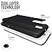Moto G4 / G4 Plus Case, TUDIA Slim-Fit Heavy Duty [Merge] Extreme Protection/Rugged but Slim Dual Layer Case for Motorola Moto G4 / G4 Plus (Matte Black)