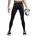Smartdoo Men's Compression Cool Dry Baselayer Pants Wear Under Leggings Sports Tight Long Pant for Men(Black, M)