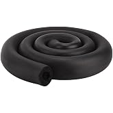 Pipe Insulation Tubing (1" x 3/8" x 6FT), 1" ID Pipe Insulation Foam Tubing, Guitar Stand Foam Tubing, Hollow Tube Covers, Gym Handle Protectors and Roof Racks, Etc. (1" x 3/8")