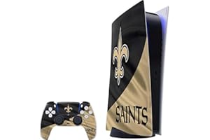 Skinit Decal Gaming Skin Compatible with PS5 Digital Edition Bundle - Officially Licensed NFL New Orleans Saints Design