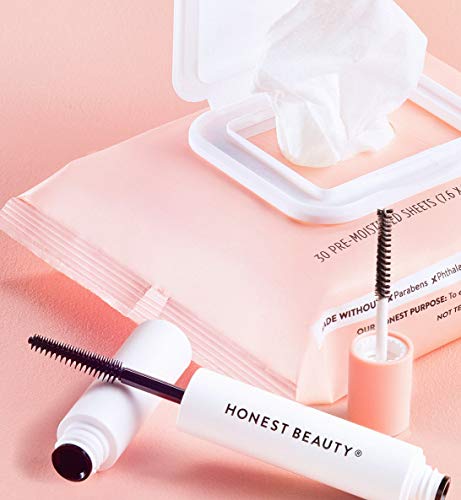 Honest Beauty Makeup Remover Wipes with Grape Seed & Olive Oils | Paraben Free, Synthetic Fragrance Free, Dermatologist… - Image 3