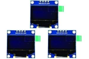 CANADUINO® 3 pcs OLED Display 128x64 Pixel 0.96 inch - I2C Bus - Compatible with Arduino STM32 NodeMCU ESP32