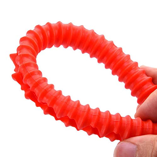 Silicone Threaded Heat Resistant Oven Rack Edge Protector Guard Cover Oven Anti-Hot Bar Random Color(red)