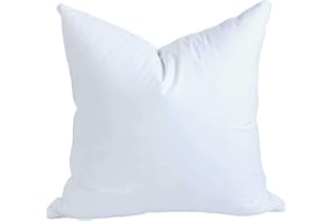 MoonRest 19x19 Inch Synthetic Down Alternative Square Pillow Insert Form Stuffer for Sofa Shams, Decorative Throw Pillow, Cushion and Bed Pillow stuffing - Hypoallergenic 19“X 19”