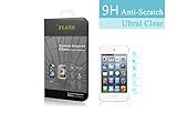 iFlash® Premium Tempered Glass Screen Protector: Crystal Clear & Bubble Free 0.3mm thickness edition - For Apple iPod Touch 4 - Retail Packaging