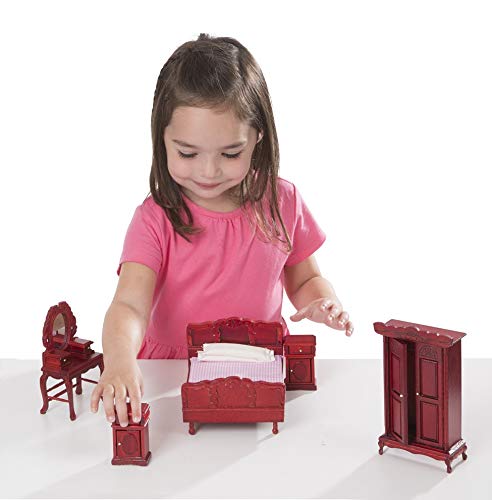 4 Melissa+Doug+Victorian+Upholstered+Dollhouse