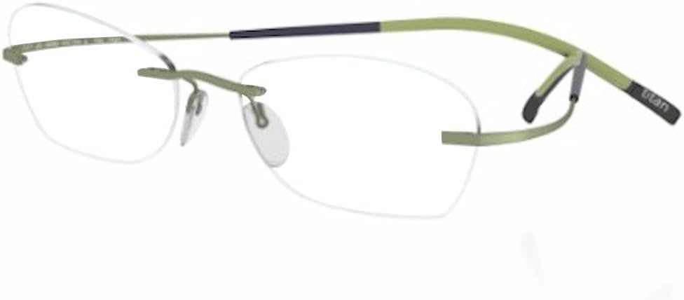 Silhouette Eyeglasses Titan Min Art Icon Chassis 7581 6053 Optical Frame 21x160