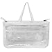 Evelots Clear Cosmetic Purse, Double Zipper Hand Pouch Bag In Bag Organizer