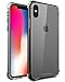 iPhone X Case, iPhone 10 Case, Gruichi Crystal Clear Case, Shock Absorption Technology TPU Bumper Hard Back Cover Case for Apple iPhone X, iPhone 10