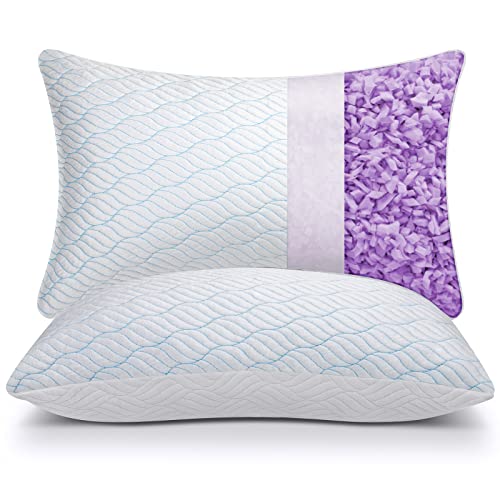 WISHSMILE Cooling Shredded Memory Foam Pillow