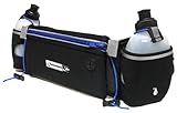 Hydration Running Belt with Water Bottles (2x BPA-free 10 Oz) Fits iPhone 6s plus- Light,Soft Neoprene Fuel Belt for Running,Race,Marathon,Hiking- Men & Women Runners belt with Water bottles