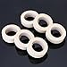 EBOOT 6 Rolls Eyelash Tape White Paper Fabric Eyelash Tape for Eyelash Extension Supply