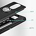 Leptech LG Stylo 4 Case, LG Stylo 4 Plus Case, [Slider Card Slot] 360 Degree Rotating Ring Holder Shockproof Protection Phone Cover Case for LG Stylus 4/LG Q Stylo/LG Q Stylo Plus (Black)