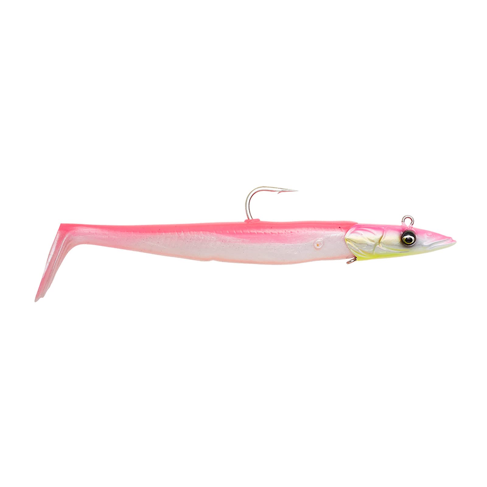 Savage Gear Sandeel V2 Big Game Rubber Fish for Sea Fishing 23.5 cm 175 g, Colour: Pink Pearl Silver