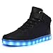 Helen's Pinkmartini 7 Colors Light Shoes High Top Sports Sneakers For Men,Black,11 D(M) US