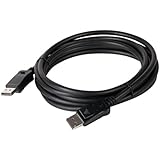 Club3D UltraAV DisplayPort to DisplayPort 1.2 Cable with Locking Latches, 10'/3m (CAC-1064)