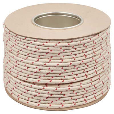 No.2 (6mm) - Quality Everlasto Traditional Redspot Waxed Cotton Sash Cord (6MM x 100M) โ image 1