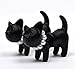 ACEFAST Jewelry Punk Unique Fashion Womens Cute Lovely Leopard Cat Earrings White Pearl Ear Studs