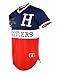 SCREENSHOTBRAND-758 Mens Hipster Hip-Hop Premium Tees - Side Zipper Longline Fashion Jersey T-Shirt Hustlers - Red - Xlarge