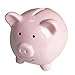 Aojingtai Piggy Bank, Mini & Small Cute Ceramic Coin Money Piggy Bank, Makes a Perfect Unique Gift, Nursery Décor, Keepsake, or Savings Piggy Bank for Kids, Pink
