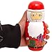 Moonmo 5pcs Wooden Russian Nesting Dolls Santa Claus Nesting Dolls Matryoshka Dolls