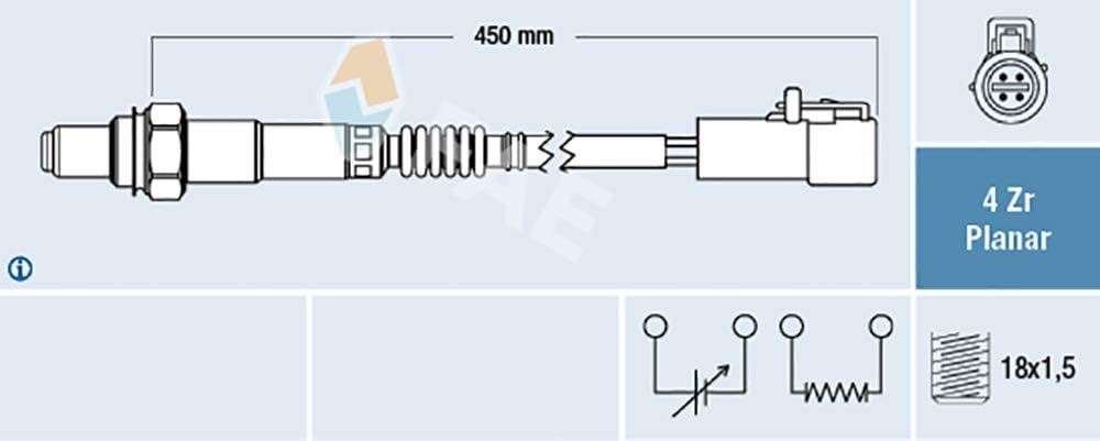 FAE 77447 Lambda Sensor