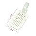 BlueCosto 10x White Luggage Tags for Suitcases Travel Bag Tag Suitcase Baggage Name Label