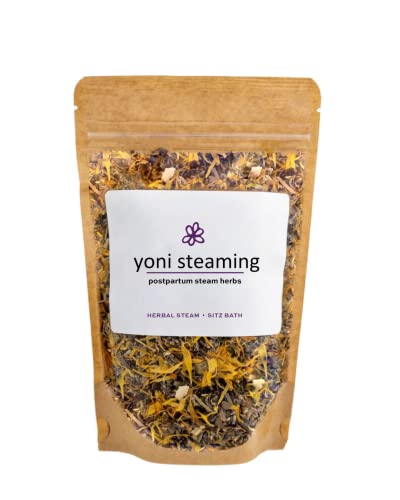 Postpartum Yoni Steaming Herbs & Soothing Sitz Bath Soak For Birth Recovery | Natural Remedy For Healing Perineal Tissues, Hemorrhoids, Episiotomies | Vaginal Steam Herbs | 2-3 Steams
