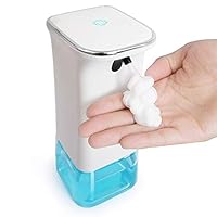 Cesun Automatic Foaming Soap Dispenser, Touchless Electronic Foam Pump, No Touch Foam Dispenser w/Infrared Sensor, Clear Soap Container, Adjustable Volume Control Touch Switch 9.5oz/280ml (cFoam)