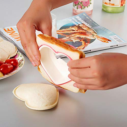 Sandwich Mould Practical Love Heart Shape Making Toast Cake Kitchen Accessories Bread Maker Mold Cutter DIY Tools