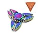 Hand Spinner Fidget Toy,Sunandy Novelty Alloy Rainbow Colorful Tri-Spinner Finger Toy High Speed Stainless Bearing Fidget EDC Focus Toy Stress/Anxiety Relief Toy Gifts For Adults/Kids