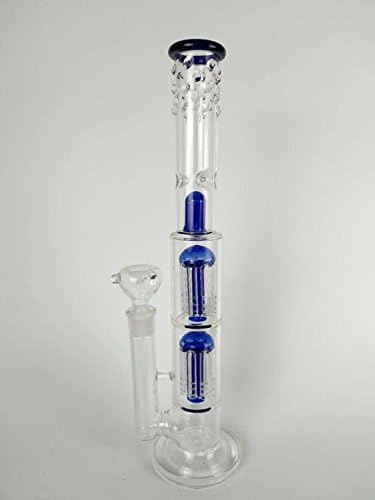 Straight Glass Tubes Tall 16 Inches (blue)