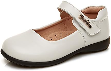 Chiximaxu Maxu Leather Mary Jane Flat Girl Casual Shoes(Toddler/Little Kid/Big Kid)