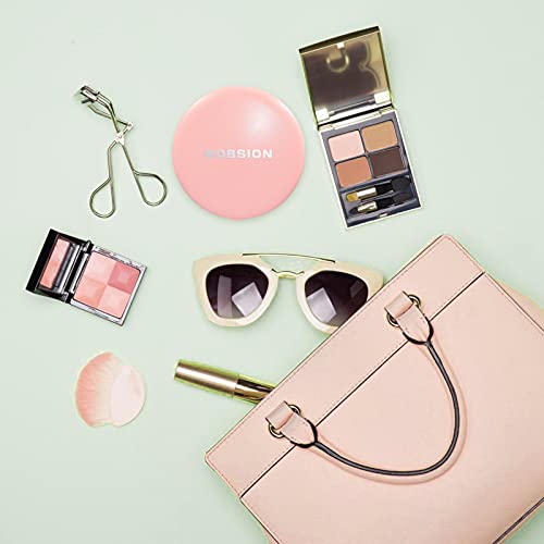 wobsion Compact Mirror with Light, 1x/10x Magnification Compact Mirror