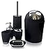 GSCW Bath Accessory Set, Black
