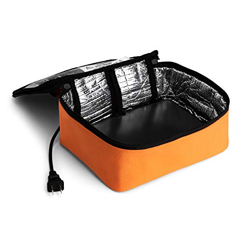 Hot Logic 16801060003 Food Warming Tote, Lunch, Orange