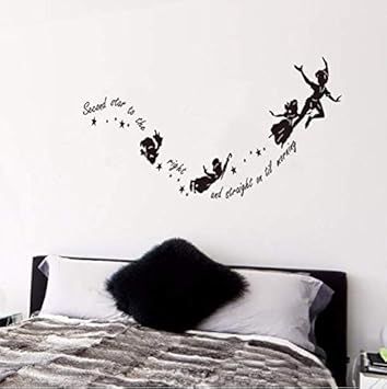 Amazon Com Wangyw Black And White Peter Pan Flying Elves