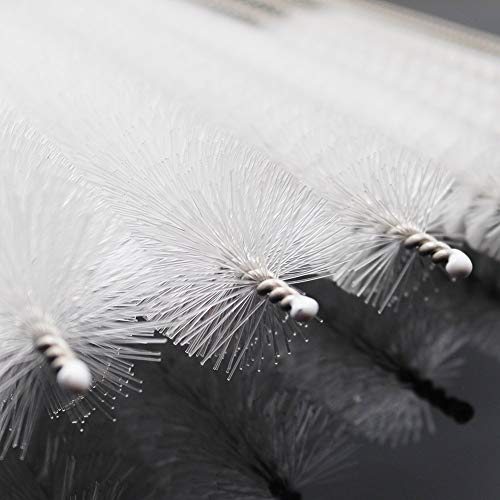 DiCUNO 2 Sets of Cleaning Brushes 8 Inch Nylon Tube Brushes Set with Protective Design [Updated Edition, 1 Set of Super Hard & 1 Set of Medium Hard] - Thumbnail 6