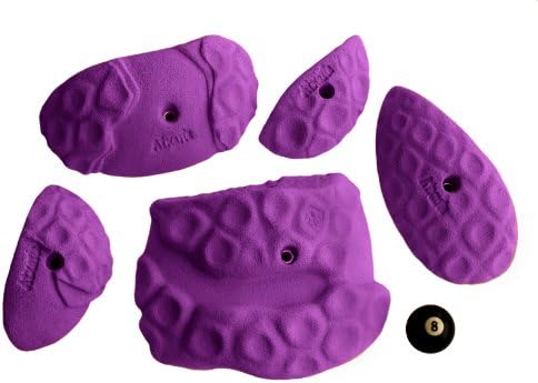 Atxarte Granite Cracked Eggs Climbing Holds, Purple