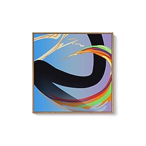 Framed Canvas Wall Art for Living Room, Bedroom Abstract Canvas Prints for Modern Home Decoration Ready to Hang - 16"x16" inches