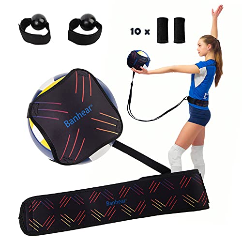 TOBWOLF Volleyball Trainer Kit - Solo Practice Equipment With Adjustable Waist Belt