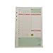 Chris-Wang 45 Sheets Universal Colored A5 Size Hole Punched Refills Inserts Filler Paper Pages for 6-Ring Binder/Journal/Dairy/Day Planner/Notebook (Daily Plan)