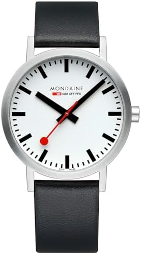 Amazon.com: Mondaine A995.Clock.16SBB SBB Metal Wall Clock : Home