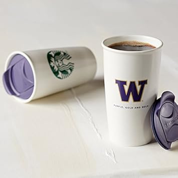 Amazon Co Jp Starbucks Uw スターバックス ワシントン 大学 アメリカ 北米 限定 ダブル ウォール トラベラー マグ カップ トール サイズ 12 Oz 並行輸入品 ホーム キッチン