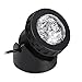 FEIFEIER Solar Pond Spotlights,Weatherproof Solar Powered White Color LED Landscape Spotlight 3 Lamps Adjustable Lighting Angle Bright Security Lighting for Garden Pool Pond Outdoor Decoration