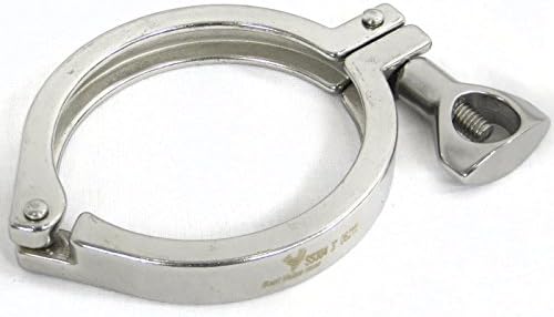 Sanitary Tri Clamp Single Hinge Standard Pressure Clamp - 4"