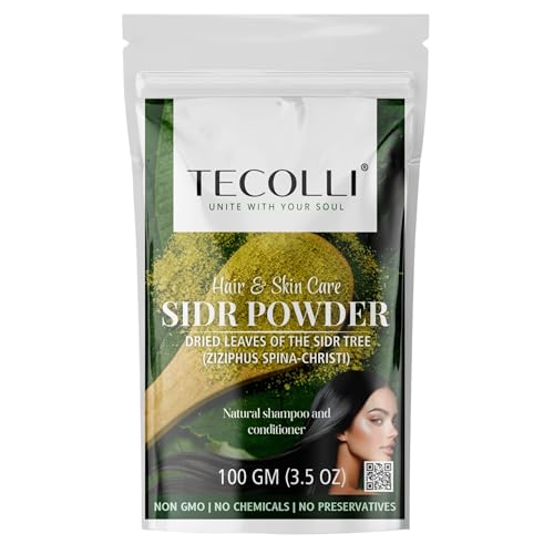 SIDR POWDER – A 100% Natural Herbal Cleanser & Conditioner for Hair Growth – 100g(Yemeni)