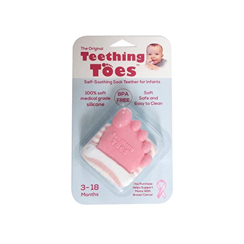 Original Teething Toes Cute Pink Baby Girl Shower Gift Toy