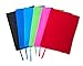 6 Pack Stretchable JUMBO Book Covers for Textbooks up to 9 x 12 by Zen4Life -Best for Protecting Your Valuable Books - Washable, Reusable, Multi-colored Book Socks with Bookmark