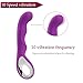 G Spot Vibrator,Female Vibrators Dildo for Clitoral Vagina Anal Stimulator Powerful Motor Waterproof with 10 Vibration Patterns Adult Sex Toys for Women Couple (Purple)